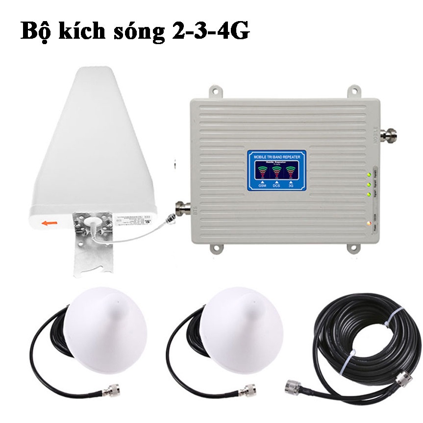 THIẾT BỊ KÍCH SÓNG DI ĐỘNG 2G 3G 4G TẤT CẢ CÁC MẠNG CHO KHU VỰC SÓNG YẾU, TẦNG HẦM