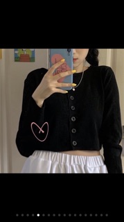 Áo croptop dài tay