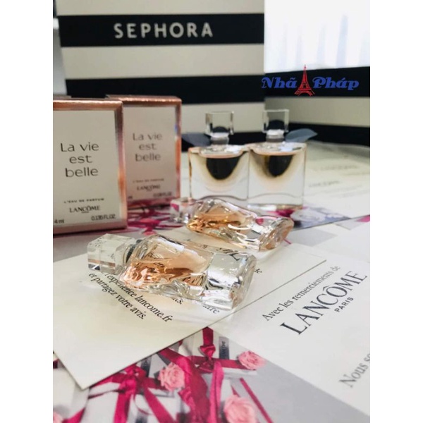 Nước hoa lancome 𝐋𝐚 𝐕𝐢𝐞 𝐄𝐬𝐭 𝐁𝐞𝐥𝐥𝐞 mini 4ml🌾 nhỏ xinh - ngọt ngào - quyến rũ🍇