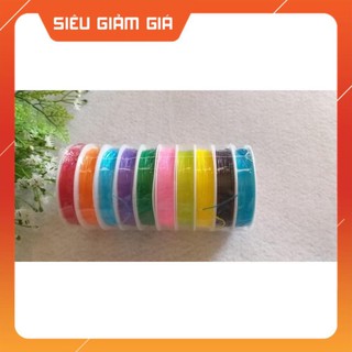 Sale 10 cuộn dây cước loại 1 làm vòng đàn hồi tốt chun làm vòng tay, cước nhật,dây thun xỏ hạt