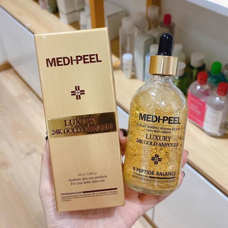 Serum Vàng 24k Gold MEDIPEEL Làm Trắng Da Chống Lão Hóa Tái Tạo Và Săn Chắc Da Hàn Quốc 100ml