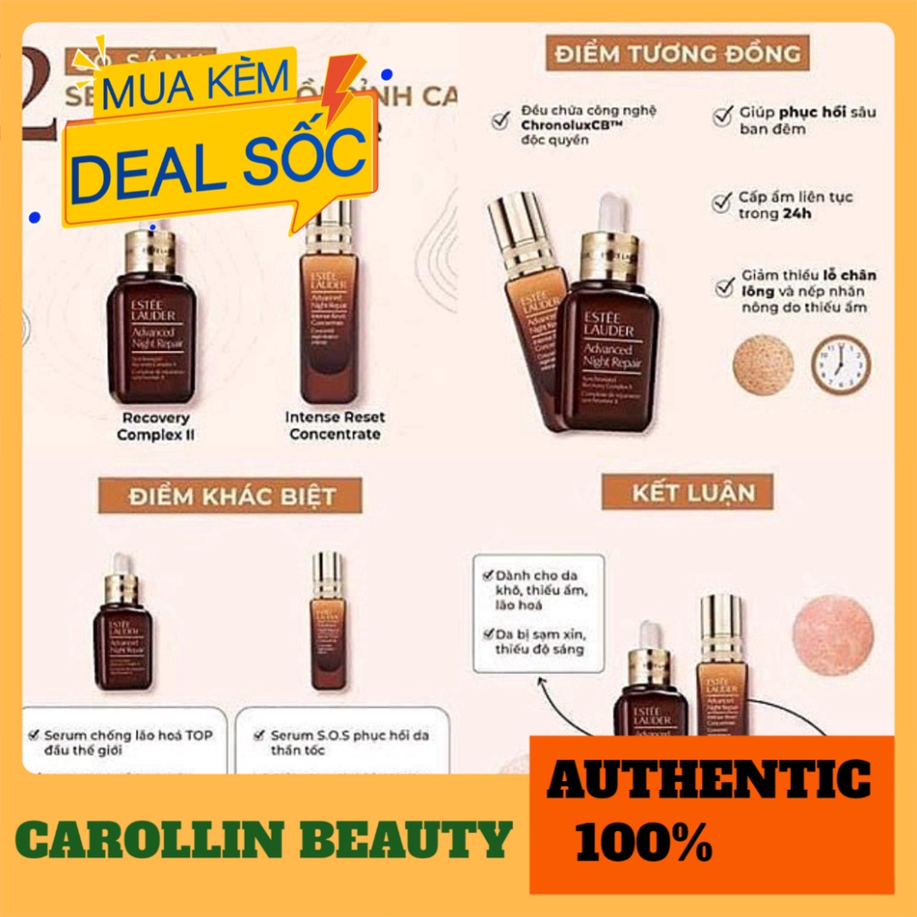 Tinh chất dưỡng da 💖 FREESHIP 💋  Serum Estee Lauder ANR 7ml (có vòi) chính hãng [ Minisize ] CAROLLIN BEAUTY | BigBuy360 - bigbuy360.vn
