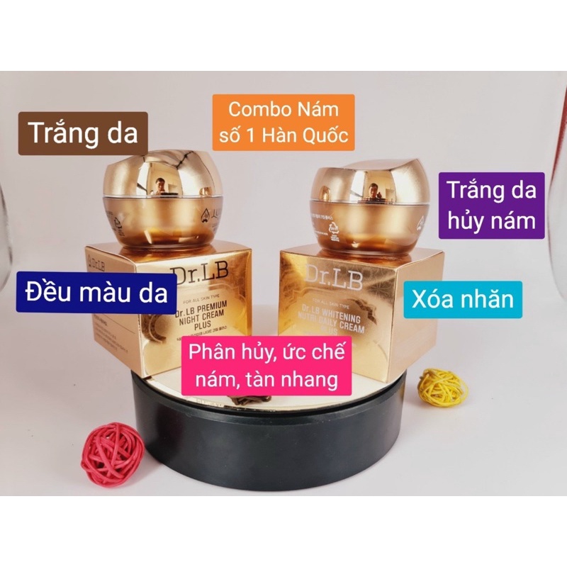 Combo huỷ nám Dr.LB phiên bản Luiantt Korea chính hãng mới có thêm nhau thai cừu