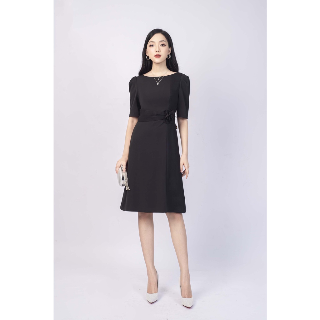 Đầm tay lỡ, đính bèo MMOutfit M-DA000521254