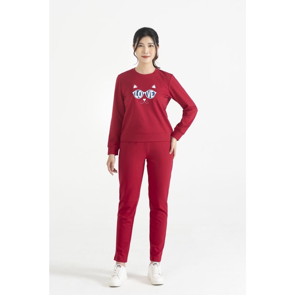 Bộ đồ nữ mặc nhà thiết kế cao cấp in hình Gemmi Fashion DB02