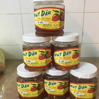 Combo 4 hộp Mứt dâu Tây Đà lạt - loại 1 400gr