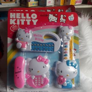 Bộ đồ chơi đàn Hello Kitty 3 món cho bé 85k.