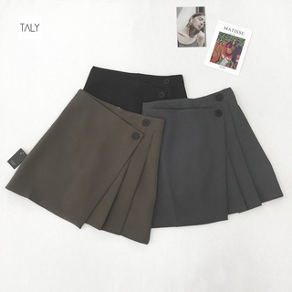 Chân váy 2 nút xếp li 9724 taly c08031
