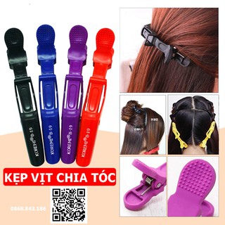 Kẹp vịt chia tóc hỗ trợ trong quá trình làm tóc
