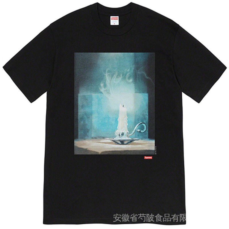 Áo Thun Sup 21SS Fuck Swearing Candlelight Tranh Sơn Dầu Tay Ngắn Cho Cặp Đôi
