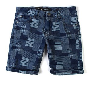 Quần short kaki jean hoa tiết big size - ms: ct1175