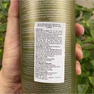 Dung môi trợ nhuộm tóc Nectaya Goldwell Developer Lotion 725ml T