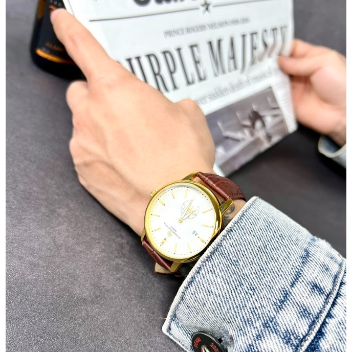 Đồng Hồ Nam Dây Da VAC Chống Nước A38 - Meta Watch