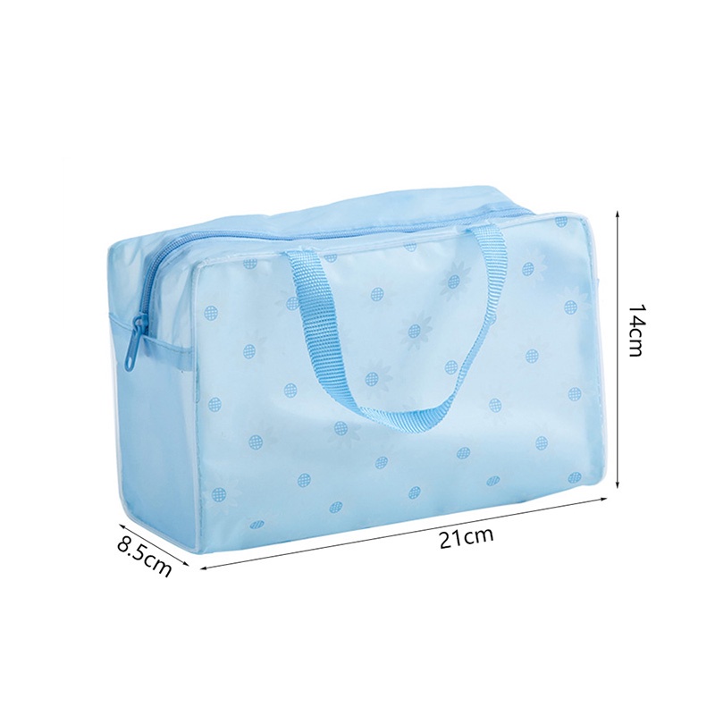 Túi Nhựa Đựng Mỹ Phẩm - Bao ĐỰNG ĐỒ ƯỚT - Đựng Bàn Chải Và Kem Đánh Răng Du Lịch