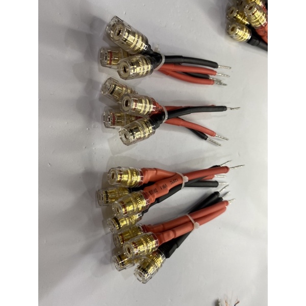 Bộ jack loa chuyển đổi bắp chuối sang đuôi chuột mỏ chim DIY dây Đồng Nhật