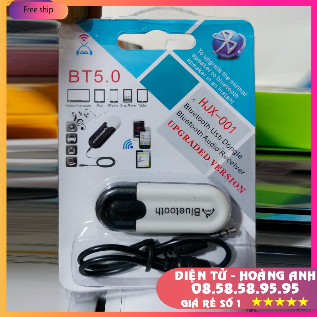 Usb Bluetooth HJX-001 - Bluetooth 5.0 - cho loa , amply