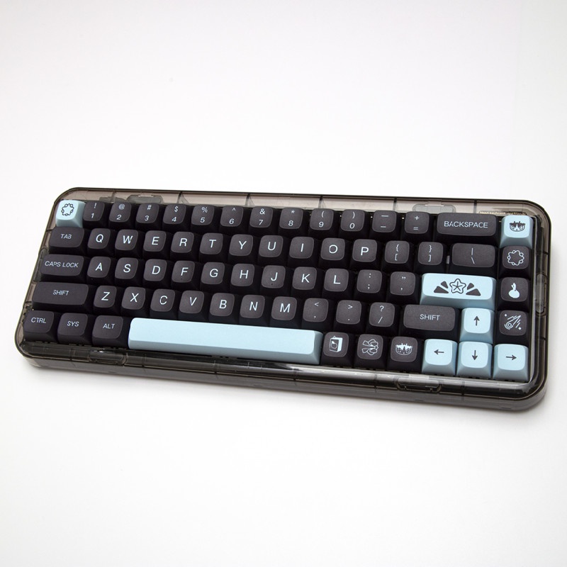 132 Key Comet Keycap XDA Hồ sơ màu đen PBT Dye Sub Bàn phím cơ học Keycap
