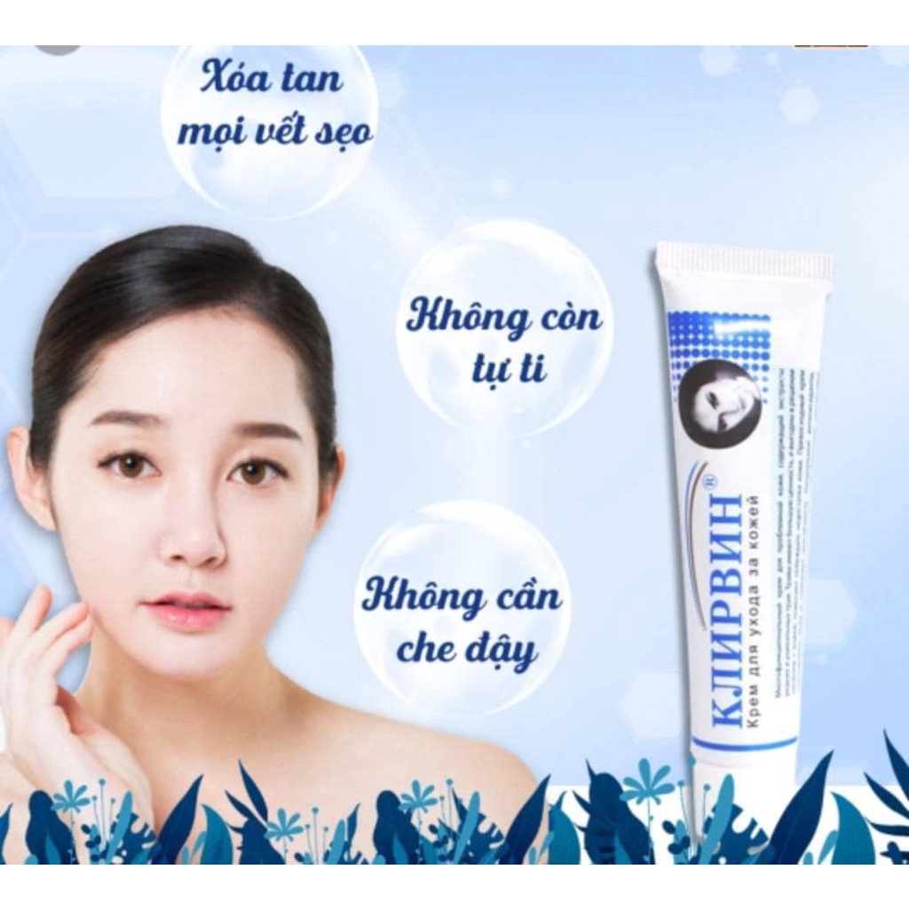 Kem mờ sẹo lồi, lõm, sẹo thâm Nga chính hãng