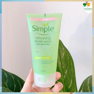 [Chính Hãng] Sữa Rửa Mặt Simple Gel Kind To Skin Refreshing Facial Wash Gel 150ml