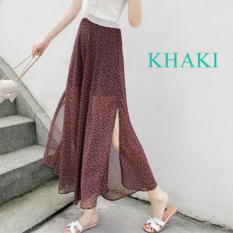 Chân váy chấm bi dáng dài nữ tính thanh lịch | BigBuy360 - bigbuy360.vn