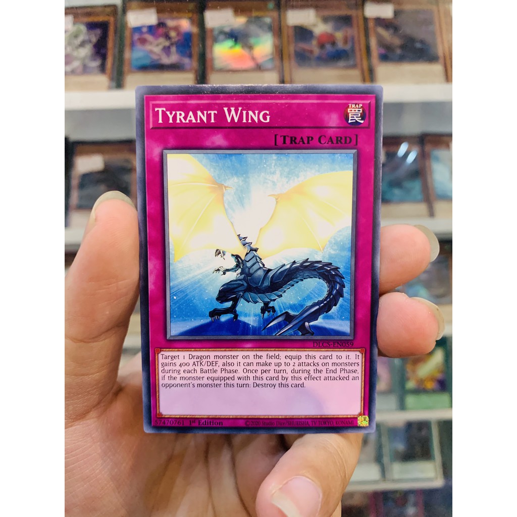 Thẻ Bài Lẻ YugiOh! Mã DLCS-EN059 - Tyrant Wing - Common - 1st Edition