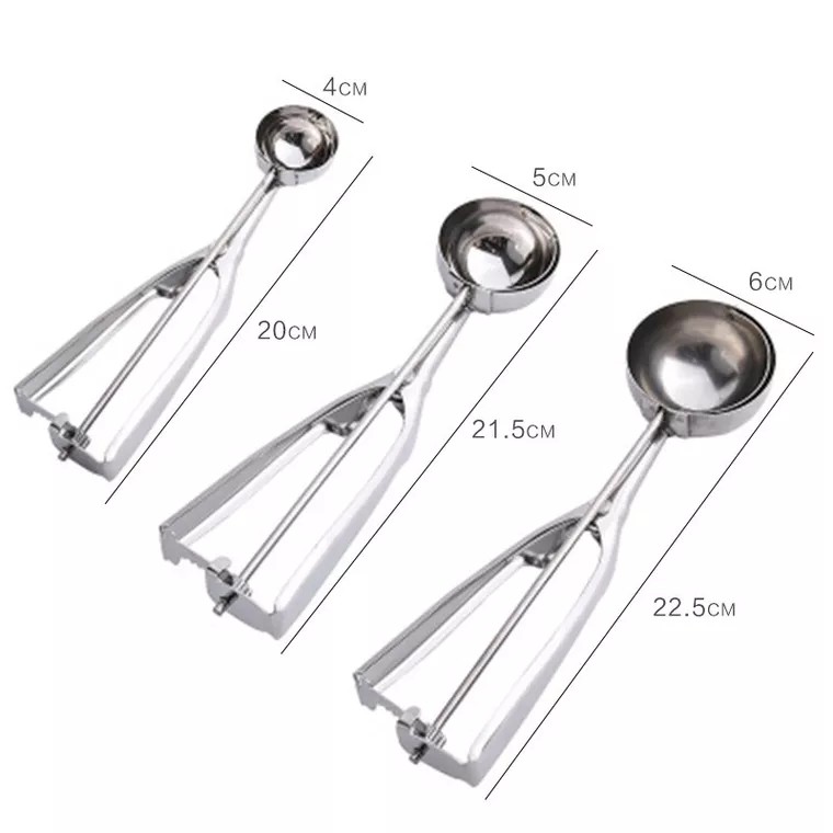 Dụng cụ múc kem bằng Inox 304 tiện dụng T3A1