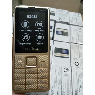 269k Điện thoại di động Mobiistar B248i 2sim dành cho người già Loa to