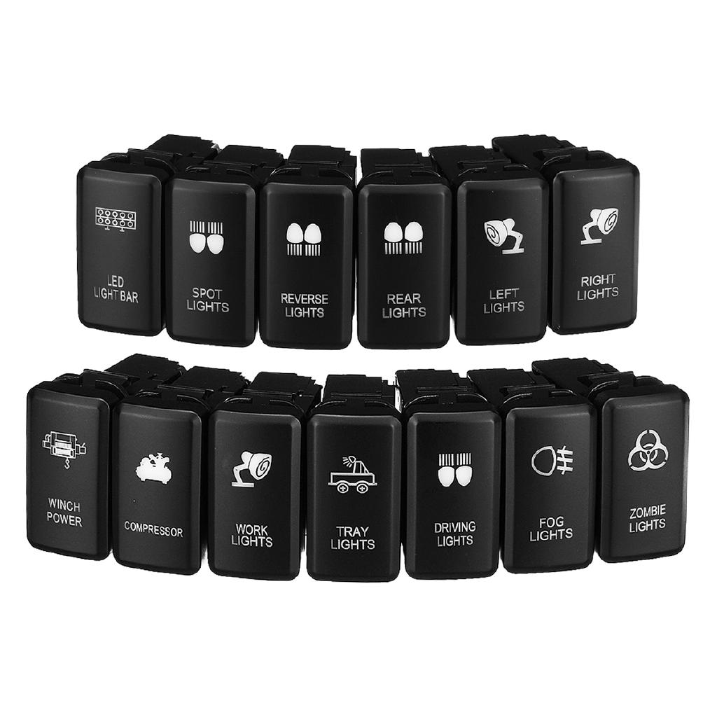 Công tắc bật/tắt đèn 12V chất lượng cao tiện dụng cho xe hơi