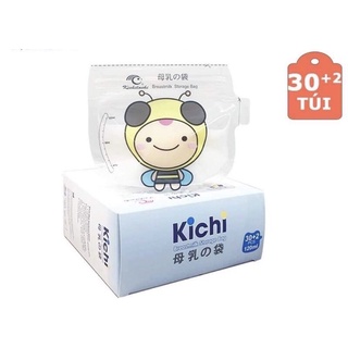 Túi trữ sữa cảm biến nhiệt Kichi 32 túi 120ml