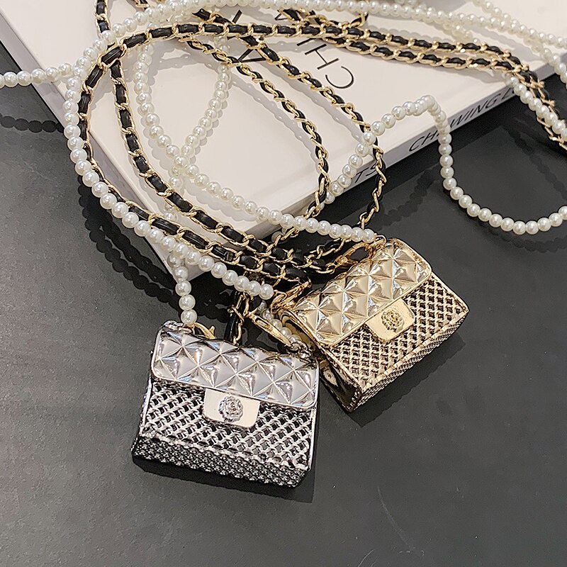 Túi Đeo Chéo Jasmin Noir Mini Bằng Hợp Kim Độc Đáo Chất Lượng Cao 2021