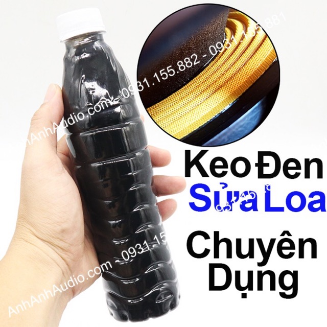 Keo đen dán mũi loa nhện loa màng loa chuyên dụng