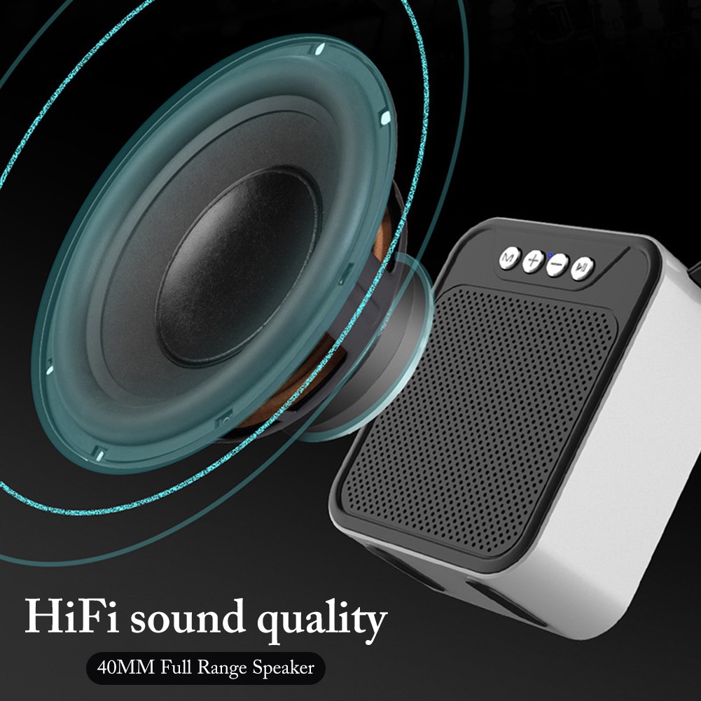 Loa Bluetooth Mini C8 Hỗ Trợ Đài Fm Và Phụ Kiện