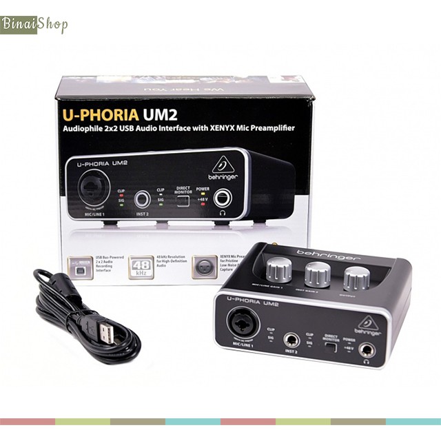 Card Sound thu âm Behringer U-Phoria UM2