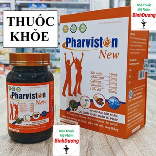 PharViston - Viên uống Tăng Sức Khỏe, Bồi Bổ Cơ Thể - Chiết xuất Nhân Sâm, Linh Chi  [CHÍNH HÃNG] - FreeShip