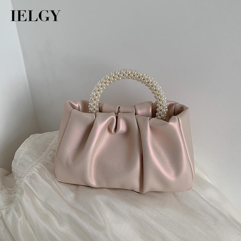 Túi Đeo Chéo mini Hình Đám Mây Đính Ngọc Trai Thời Trang Cho Nữ