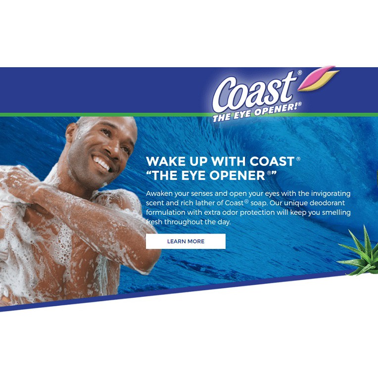 Xà bông cục Coast 113g (set 8 cục)