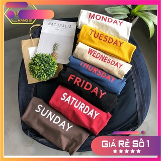 [FREESHIP] Áo Thun Trơn 7 Ngày Nam Nữ Cổ Tròn Tay Ngắn giá rẻ - Vải xịn cotton mềm mát, co giản.