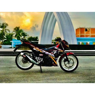 Tem rời dán xe satria - raider cao cấp