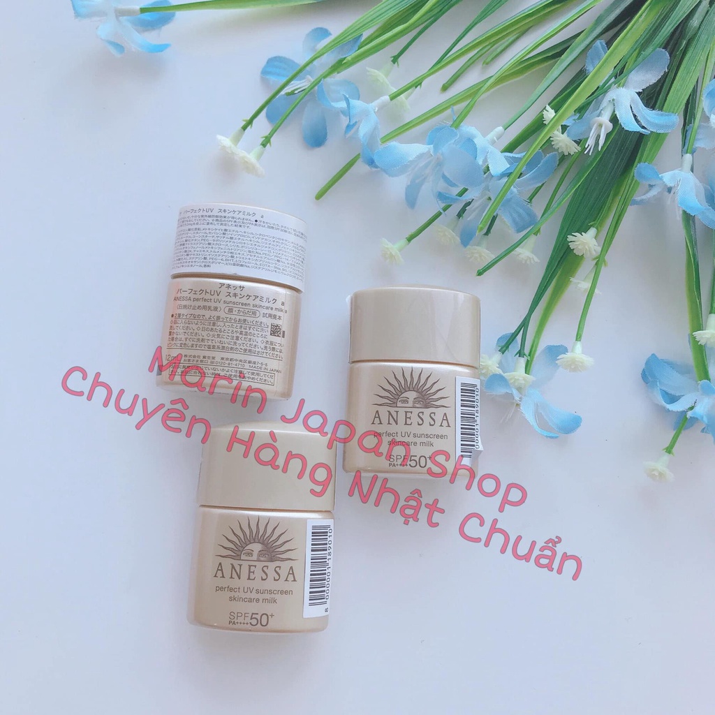 (Chuẩn Nhật Bản) Kem chống nắng Anessa Shiseido 12ml chuẩn mua tại Store Nhật Bản