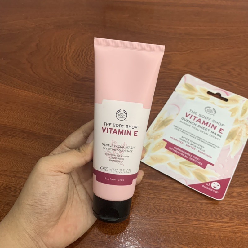 Sữa rửa mặt The Body Shop Vitamin E Gentle Facial Wash 125ml