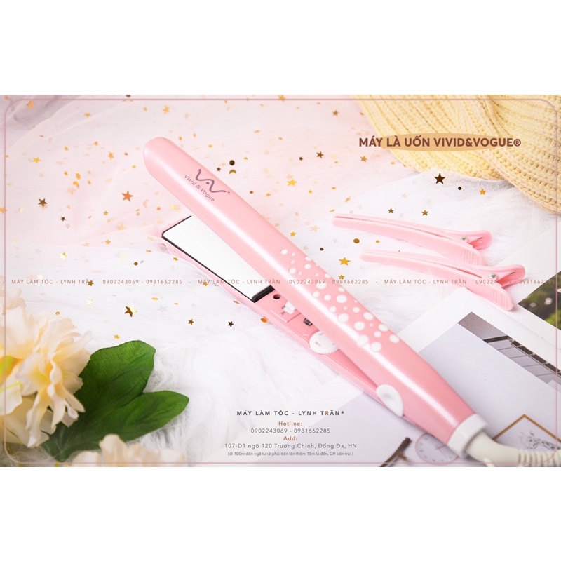 Máy kẹp duỗi uốn bản nhỏ Vivid&Vogue®️