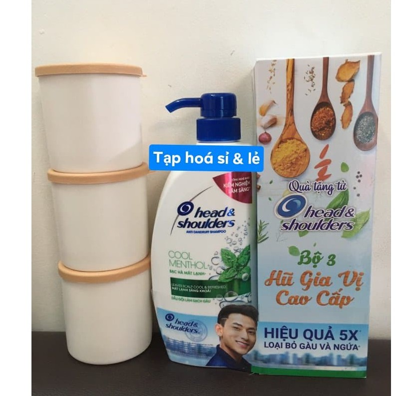 Dầu Gội Head &amp; Shoulders Bạc Hà Làm Sạch Gàu 625ml