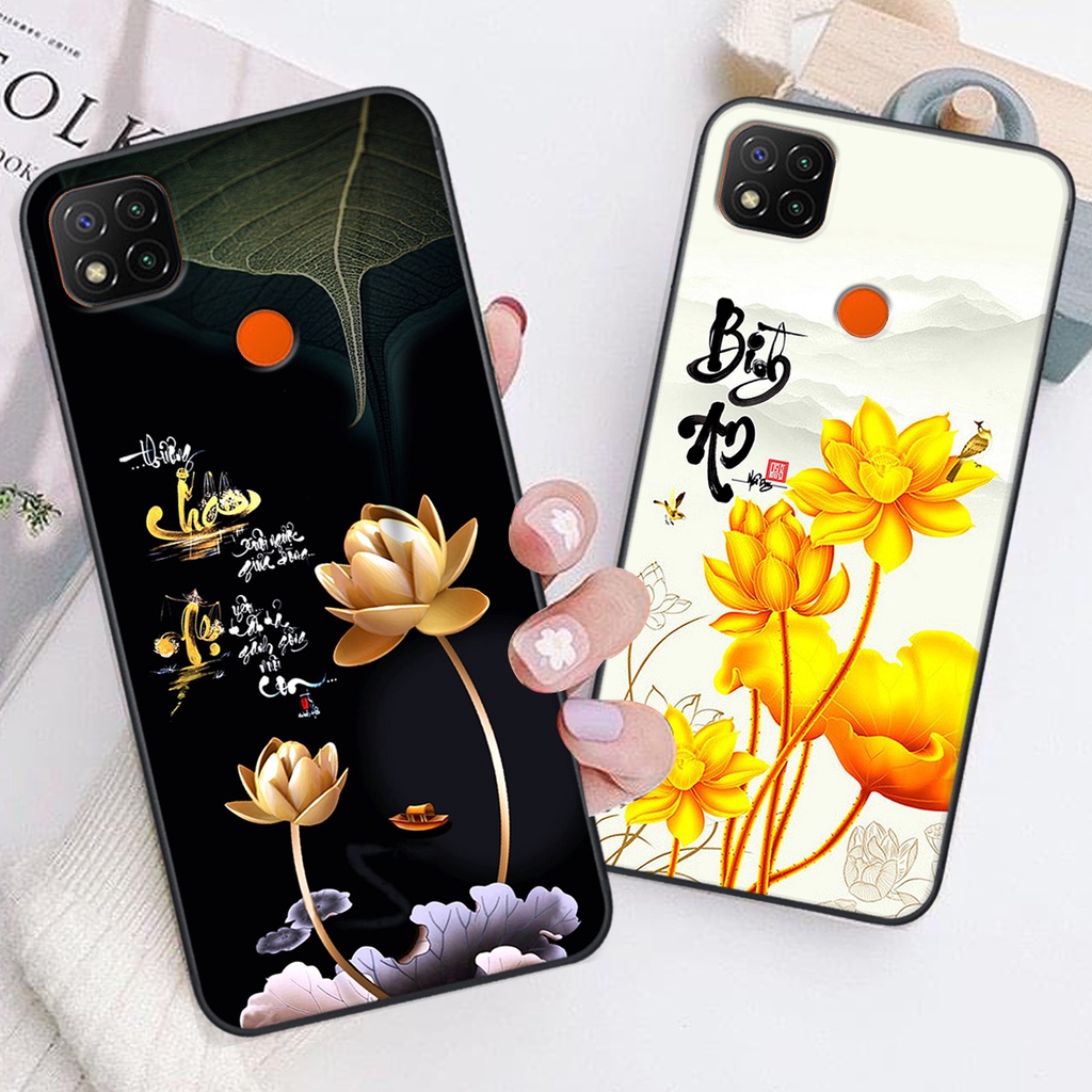 Ốp lưng Xiaomi REDMI 9C in hình chữ tài chữ lộc, Cha Mẹ, bình an SIÊU ĐẸP