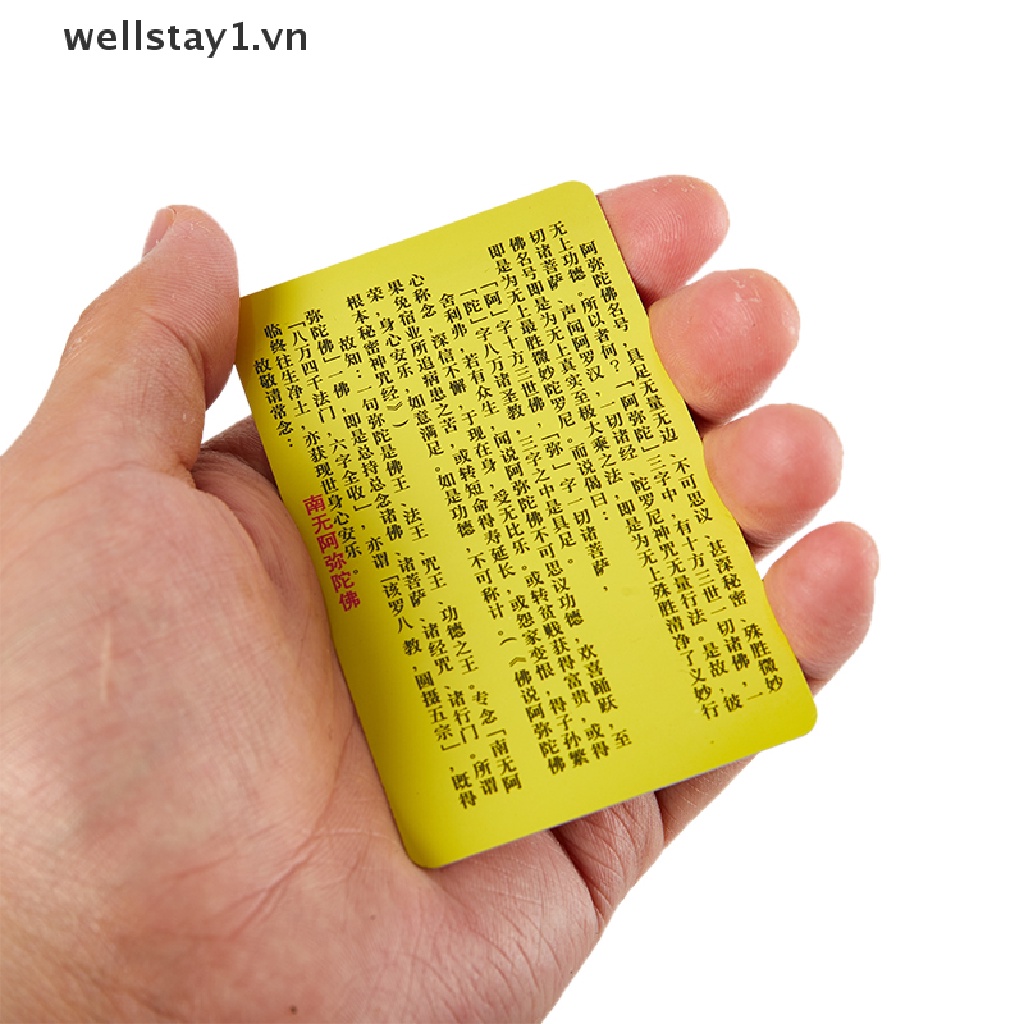 Bùa Hộ Mệnh Phật Giáo Jieyinfo, Nanwu Amitabha, Thẻ PVC