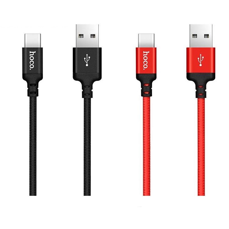 Dây Cáp Sạc Nhanh Siêu Bền Chính Hãng Hoco X14 3A 18W Dài 1M 2M truyền dữ liệu Type C /Micro USB/Cho Ip6 7 8 Plus Xs Max
