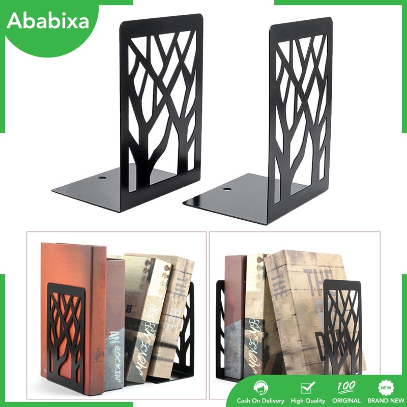 cặp đầu chặn để sách bằng kim loại chống trượt dùng cho trang trí nội thất