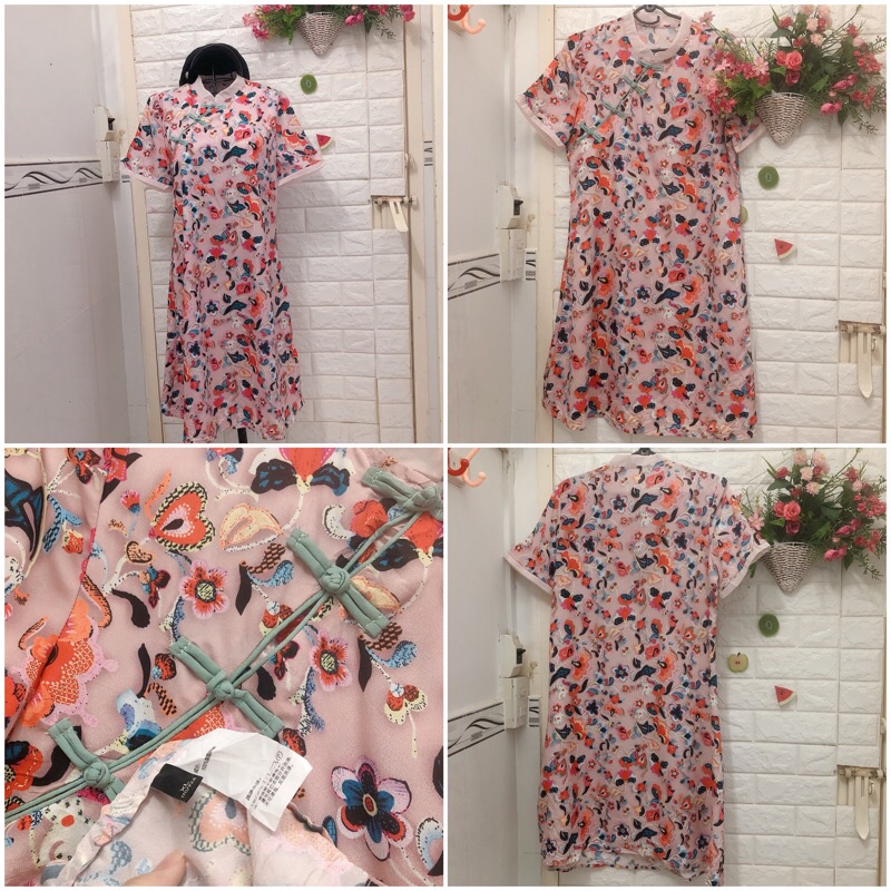 Sườn xám cực phẩm hot trend dưới 60 kg