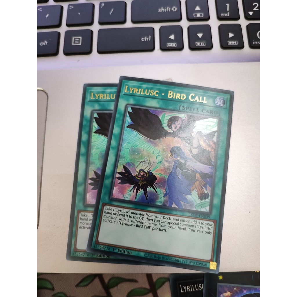 1 lá thẻ bài Lyrilusc - Bird Call - LED8-EN039 - Ultra Rare 1st Edition