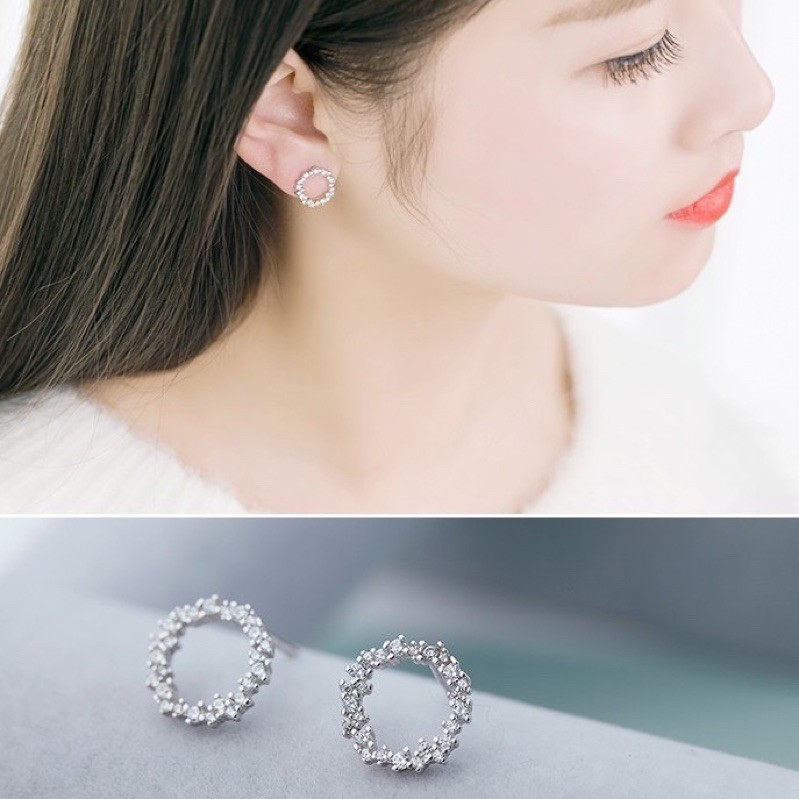 Bộ trang sức bạc đẹp, dây chuyền, bông tai bạc huyền thoại biển xanh bạc ta Minh Thoa JEWELRY