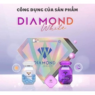 Viên uống trắng da diamond ngọc trinh mẫu mới 2 hộp ngày & đêm new 2022